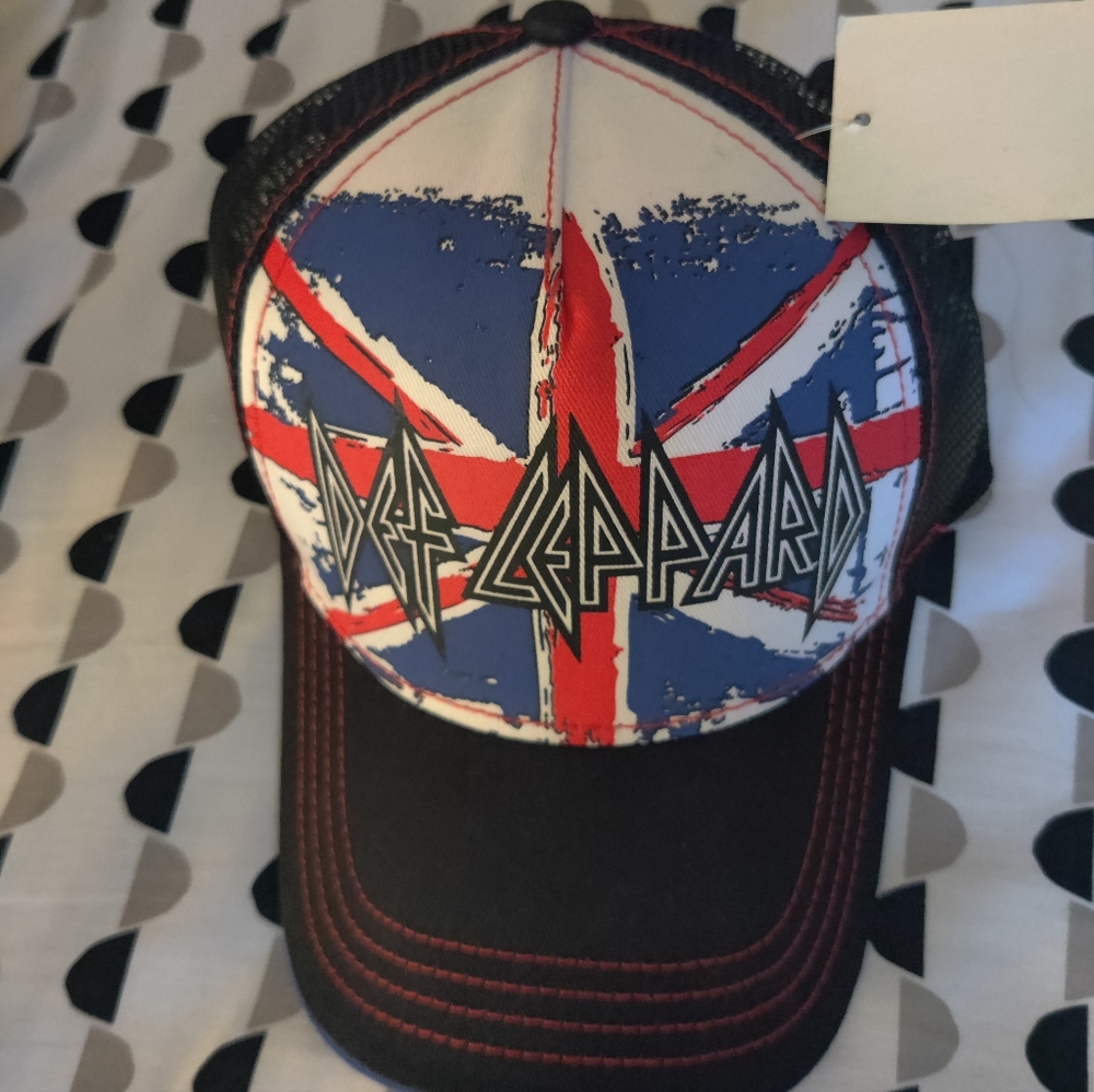 Def Leppard trucker hat